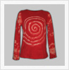 Red Spiral T-Shirt Img Small